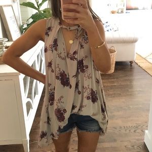 Free People Sleeveless Tunic Top Sz Small